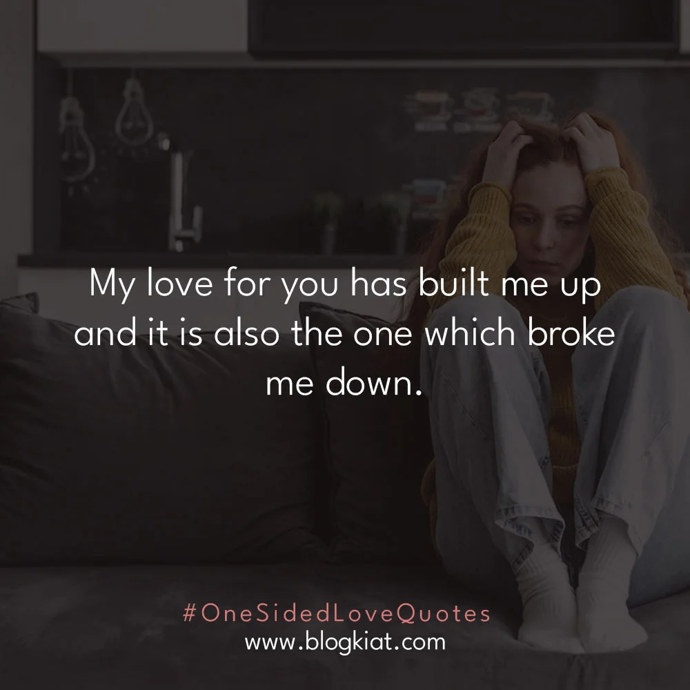 one sided love quotes for girls