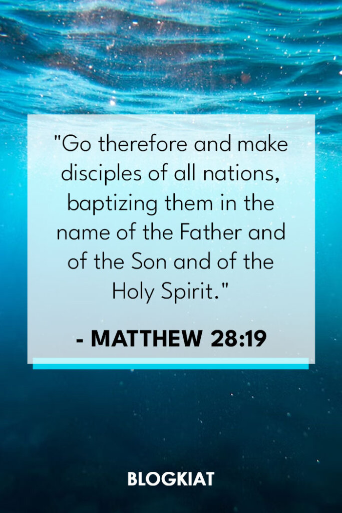 10 Inspiring Baptism Quotes from the Bible - Blogkiat