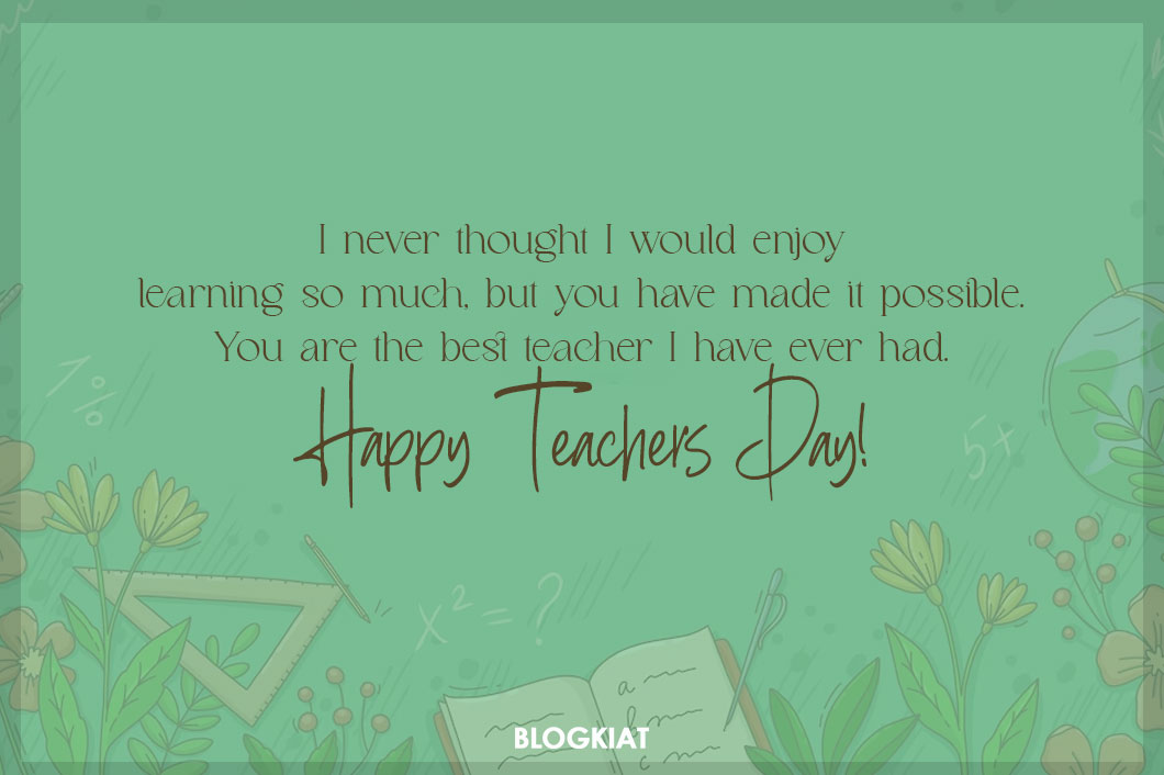 15 Best Student Messages for Teachers Day - Blogkiat