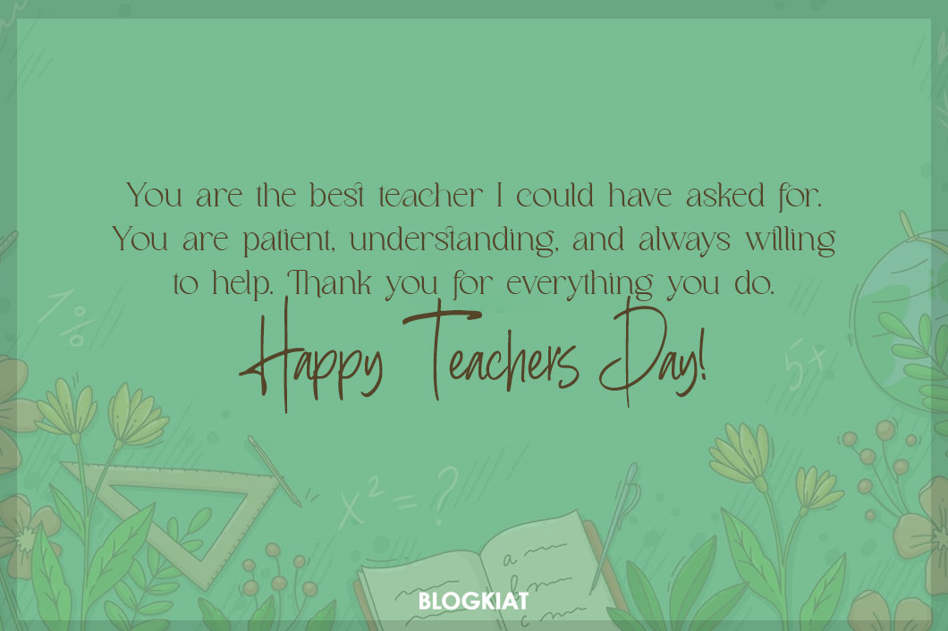 15 Best Student Messages for Teachers Day - Blogkiat