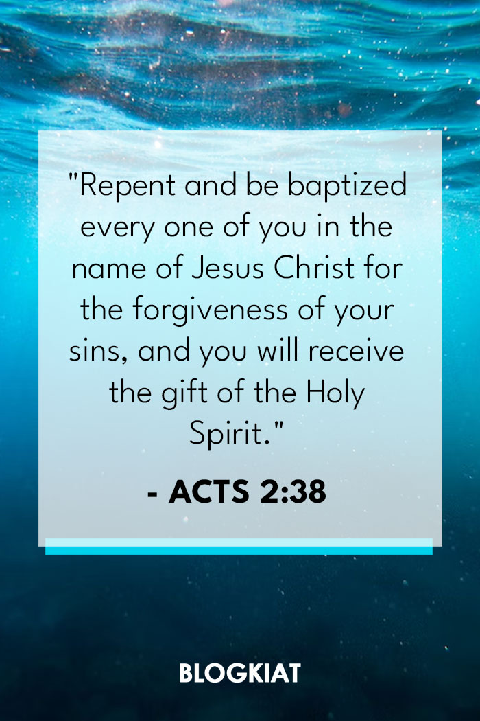 10 Inspiring Baptism Quotes from the Bible - Blogkiat