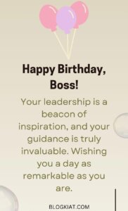 150+ Happy Birthday Wishes for the Best Boss Ever - Blogkiat